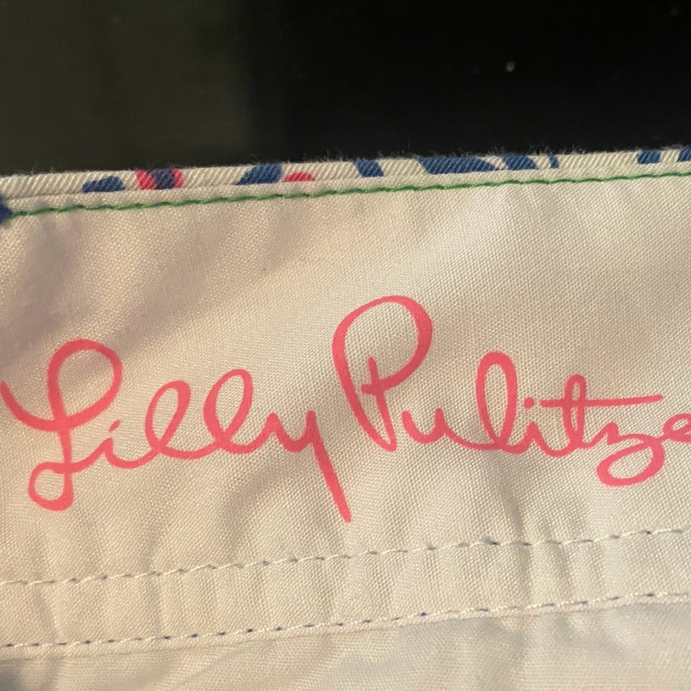 Lilly Pulitzer Blue Shorts Size 00 - Picture 4 of 4